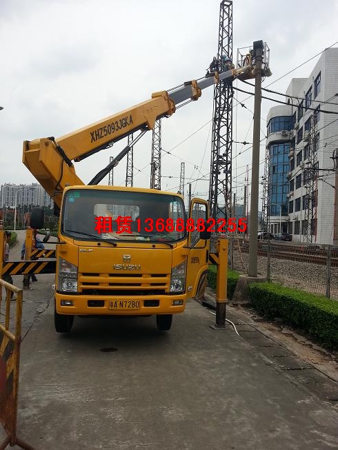 電網(wǎng)高空作業(yè)車出租案例