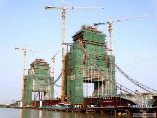 萬福大橋九十米高塔